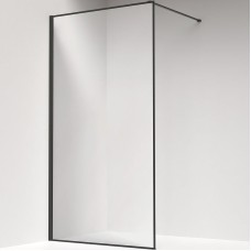 Душевая перегородка Iddis Slide 100 SLI8GS0i23 профиль Графит стекло прозрачное