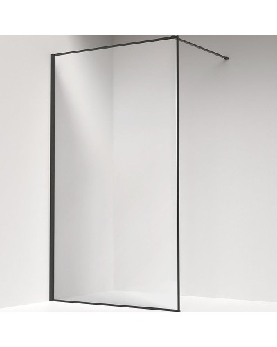 Душевая перегородка Iddis Slide 110 SLI8GS1i23 профиль Графит стекло прозрачное