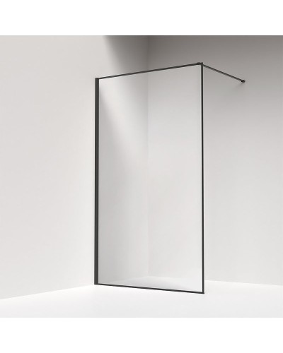 Душевая перегородка Iddis Slide 110 SLI8GS1i23 профиль Графит стекло прозрачное