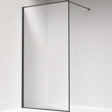 Душевая перегородка Iddis Slide 90 SLI8GS9i23 профиль Графит стекло прозрачное