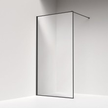 Душевая перегородка Iddis Slide 90 SLI8GS9i23 профиль Графит стекло прозрачное