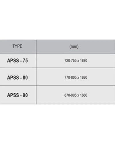 Боковая стенка 80 см Ravak Supernova APSS 94040102ZG Grape