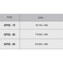 Боковая стенка 90 см Ravak Supernova APSS 94070102ZG Grape