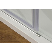 Душевая стенка Jacob Delafon Contra 90 E22FC90-GA профиль Хром стекло прозрачное