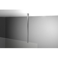 Душевая перегородка Jacob Delafon Contra 120 E22W120-GA профиль Хром стекло прозрачное