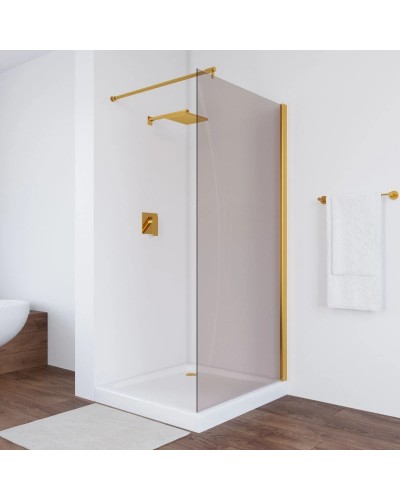 Неподвижная перегородка 76х189 см Vegas Glass EAF 76 09 05 бронза