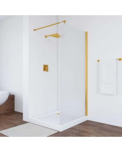 Неподвижная перегородка 96х189 см Vegas Glass EAF 96 09 10 сатин