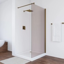 Неподвижная перегородка 96х189 см Vegas Glass EAF 96 05 05 бронза