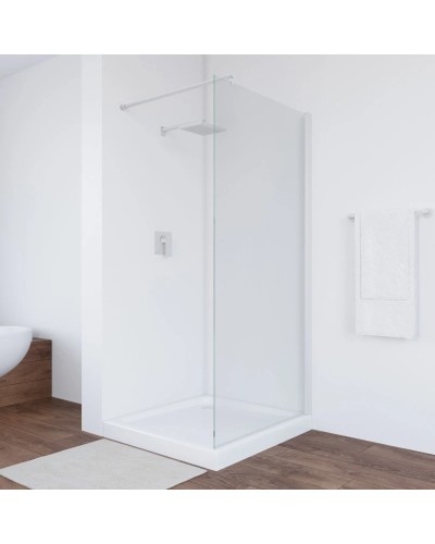 Неподвижная перегородка 106х189 см Vegas Glass EAF 106 01 01 прозрачное