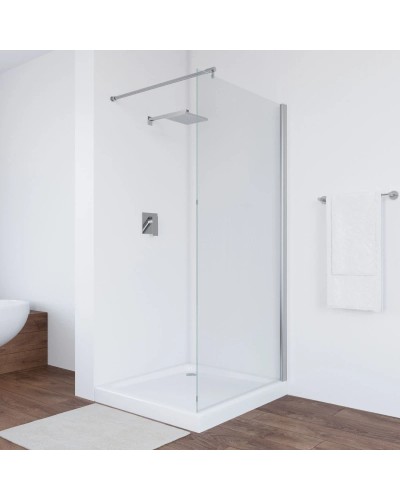 Неподвижная перегородка 106х189 см Vegas Glass EAF 106 08 01 прозрачное