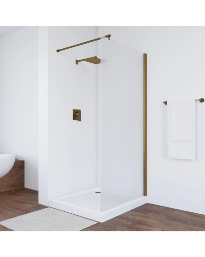 Неподвижная перегородка 106х189 см Vegas Glass EAF 106 05 10 сатин