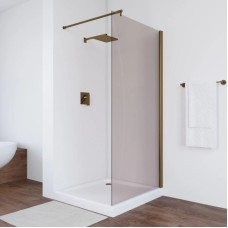 Неподвижная перегородка 106х189 см Vegas Glass EAF 106 05 05 бронза