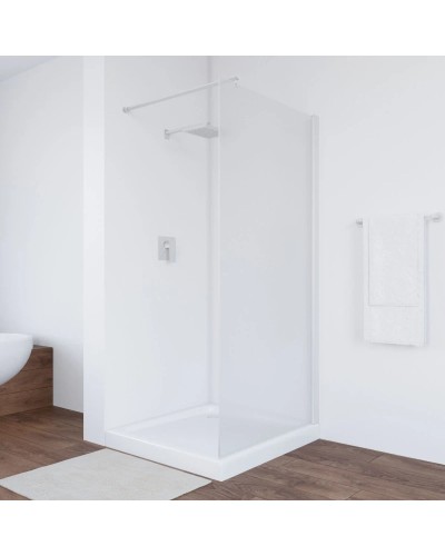 Неподвижная перегородка 116х189 см Vegas Glass EAF 116 01 10 сатин