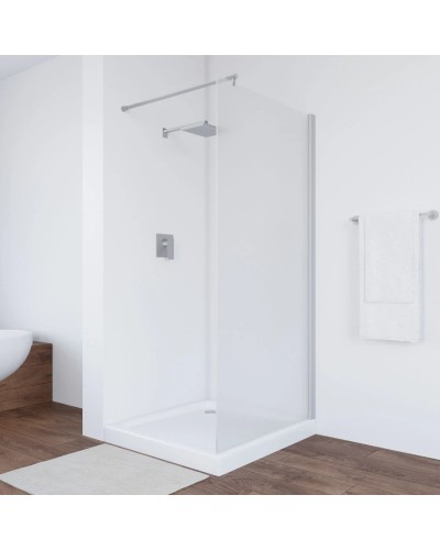 Неподвижная перегородка 116х189 см Vegas Glass EAF 116 07 10 сатин