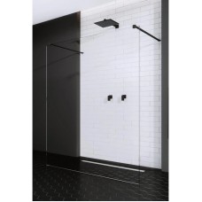 Неподвижная перегородка Radaway Modo X I Black 160 прозрачное