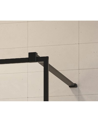 Неподвижная перегородка Radaway Modo X Black II Factory 55 прозрачное