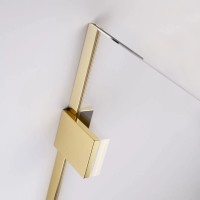Неподвижная перегородка Radaway Essenza Pro Gold Walk-in 155 прозрачное