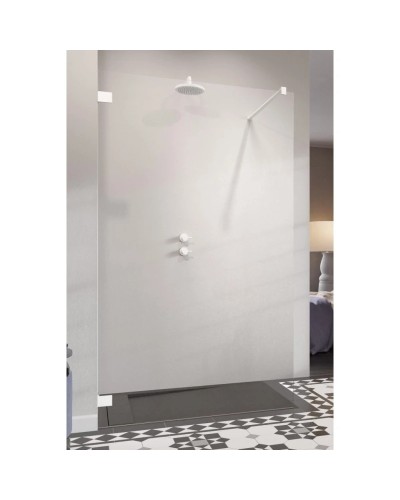 Неподвижная перегородка Radaway Essenza Pro White Walk-in 115 прозрачное