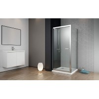 Душевая стенка Radaway Twist S 80 382011-01 профиль Хром стекло прозрачное