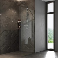 Неподвижная перегородка 90 см WasserKRAFT Aller 10H07-RP90 Fixed прозрачное