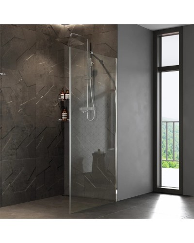 Неподвижная перегородка 90 см WasserKRAFT Aller 10H07-RP90 Fixed прозрачное