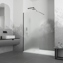 Неподвижная перегородка 100 см RGW WA-010B Walk-in 351001010-24 матовое