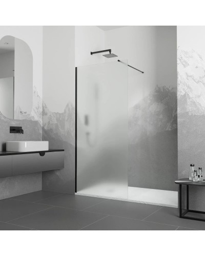 Неподвижная перегородка 100 см RGW WA-010B Walk-in 351001010-24 матовое