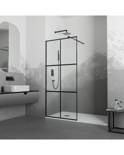 Неподвижная перегородка 120 см RGW WA-011-B Walk-in 35101112-84 прозрачное