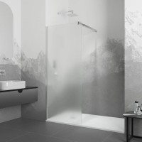 Неподвижная перегородка 80 см RGW WA-001 Walk-in 351000108-21 матовое