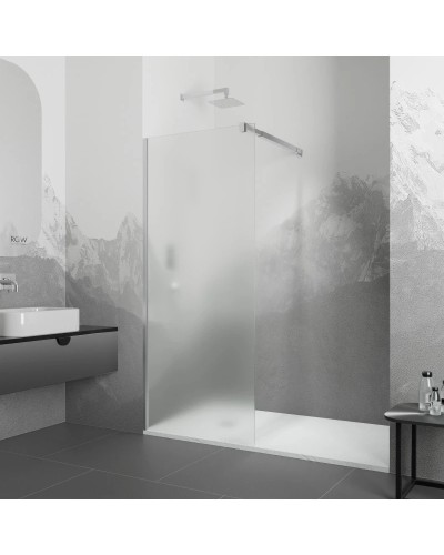 Неподвижная перегородка 80 см RGW WA-001 Walk-in 351000108-21 матовое