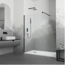 Неподвижная перегородка 60 см RGW WA-002 B Walk-in 35100206-14 прозрачное