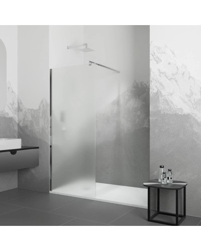 Неподвижная перегородка 80 см RGW WA-002 Walk-in 35100208-21 матовое