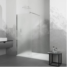 Неподвижная перегородка 100 см RGW WA-002 Walk-in 35100210-21 матовое