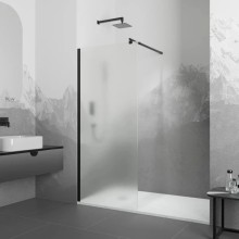 Неподвижная перегородка 80 см RGW WA-002 B Walk-in 35100208-24 матовое