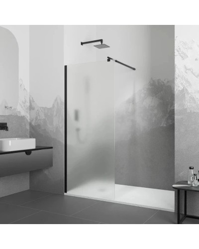 Неподвижная перегородка 80 см RGW WA-002 B Walk-in 35100208-24 матовое