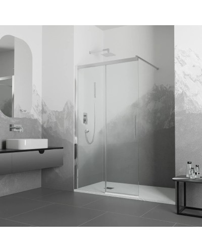 Неподвижная перегородка 100 см RGW WA-13 Walk-in 34101310-11 прозрачное