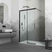 Неподвижная перегородка 140 см RGW WA-13-B Walk-in 34101314-14 прозрачное