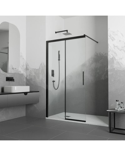 Неподвижная перегородка 130 см RGW WA-13-B Walk-in 34101313-14 прозрачное