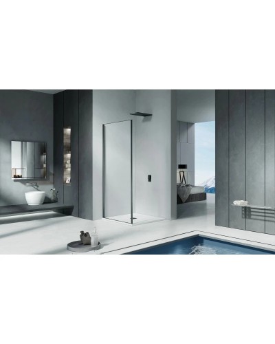 Боковая стенка 80 см Good Door Cofe SP-80-C-B прозрачное