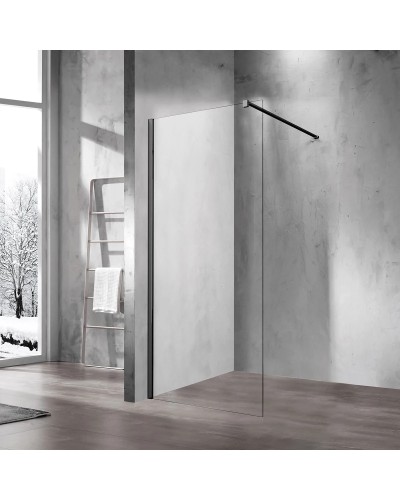 Неподвижная перегородка 80x200 см Vincea Walk-In VSW-1H800CLB прозрачное