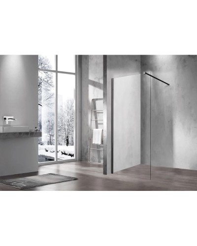 Неподвижная перегородка 90x200 см Vincea Walk-In VSW-1H900CLB прозрачное