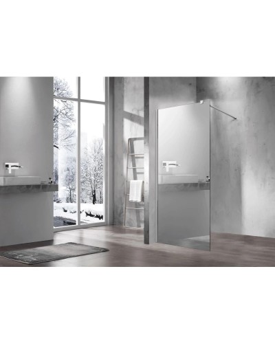 Неподвижная перегородка 90x200 см Vincea Walk-In VSW-1H900MR зеркальное