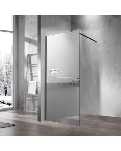 Неподвижная перегородка 90x200 см Vincea Walk-In VSW-1H900MRB зеркальное