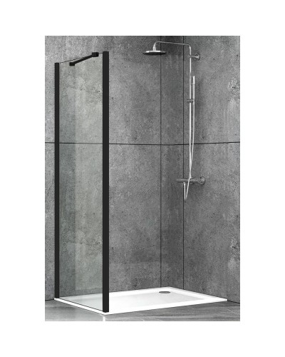 Неподвижная перегородка 99,5 см Abber Schwarzer Diamant AG100BS прозрачное