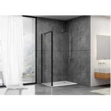 Неподвижная перегородка 99,5 см Abber Schwarzer Diamant AG100BS прозрачное