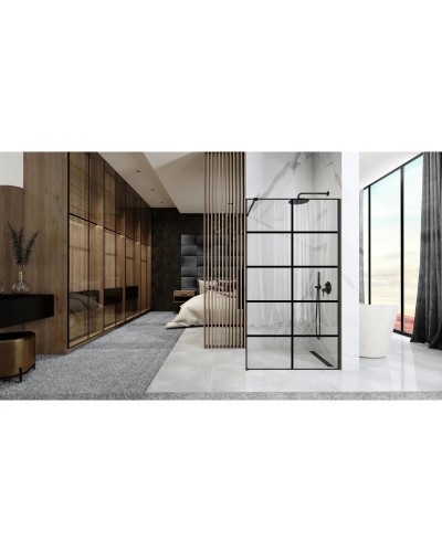 Неподвижная перегородка 90х195 см Rea Bler-1 REA-K7953 прозрачное