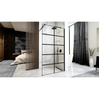 Неподвижная перегородка 100х195 см Rea Bler-1 REA-K7955 прозрачное