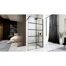 Неподвижная перегородка 120х195 см Rea Bler-1 REA-K7957 прозрачное