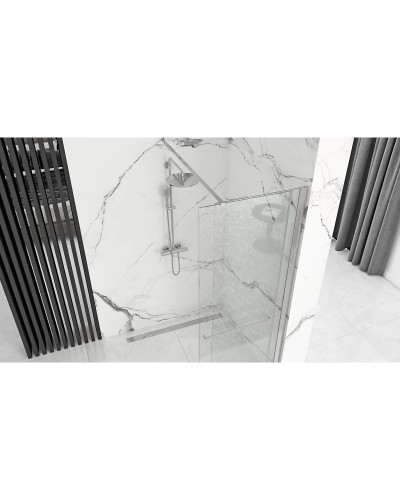 Неподвижная перегородка 120х199,5 см Rea Cortis REA-K7211 прозрачное