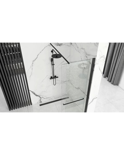 Неподвижная перегородка 120х199,5 см Rea Cortis REA-K8880 прозрачное